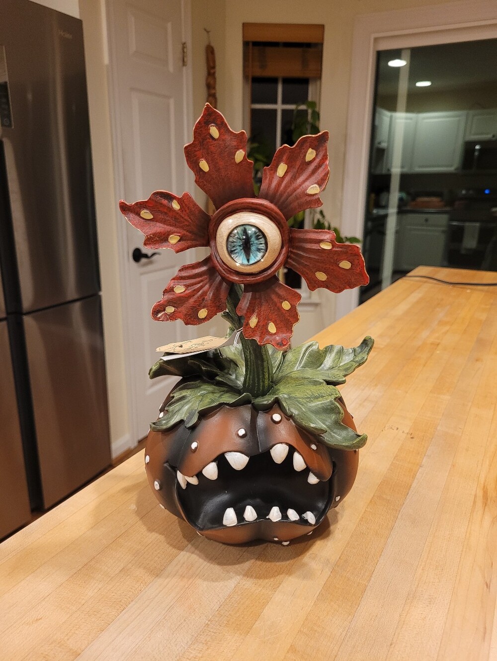 Hallows Eve Cyclops Flora Plant  Monster Resin Halloween Figurine